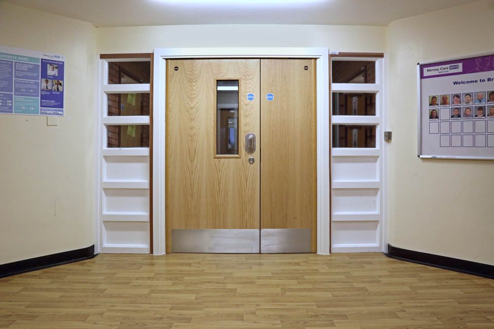 Corridor Airlock doorset for Mental Health